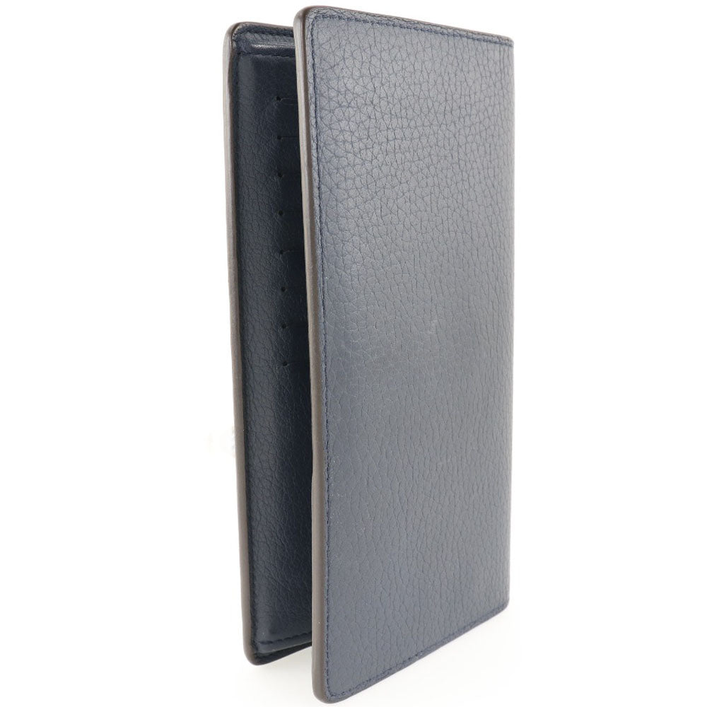 LOUIS VUITTON Long Wallet Purse M58818 Taurillon Clemence Navy blue Parnasea Portefeuille Blaza