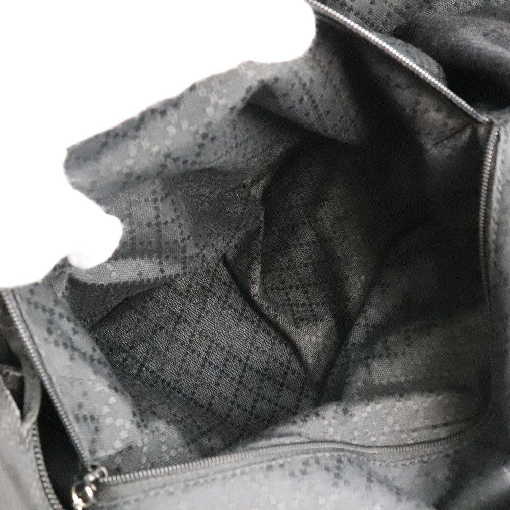 GUCCI Tote Bag 002-2058-0412-5 Nylon canvas, leather black Bamboo bag