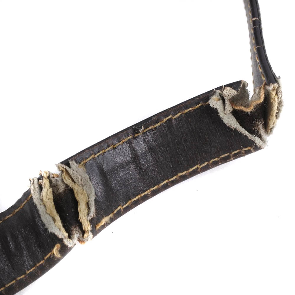 GUCCI Shoulder Bag Calfskin Brown vintage