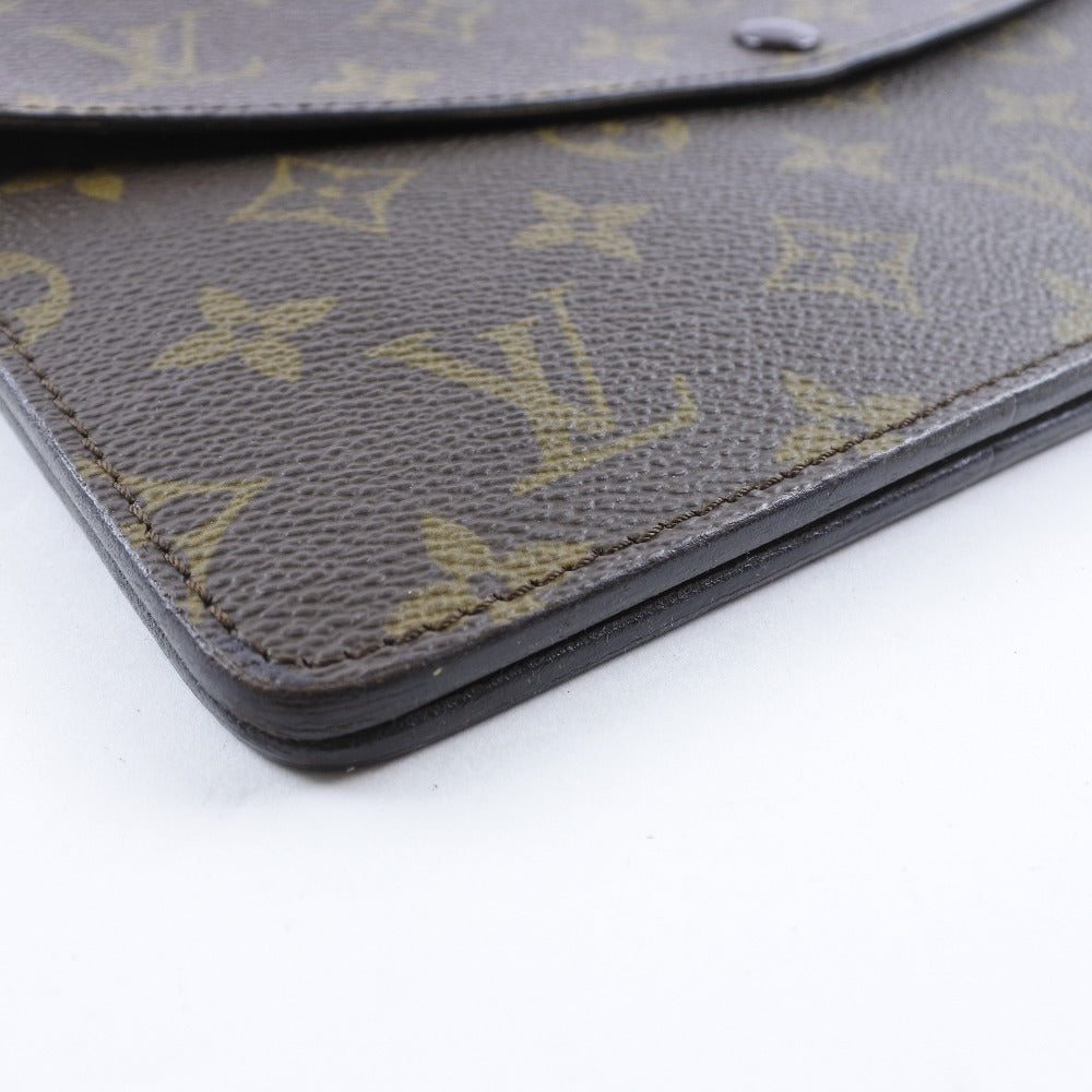 LOUIS VUITTON Shoulder Bag M51815 Monogram canvas Brown vintage Double mule Women Used Authentic