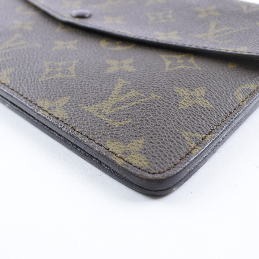 LOUIS VUITTON Shoulder Bag M51815 Monogram canvas Brown vintage Double mule Women Used Authentic