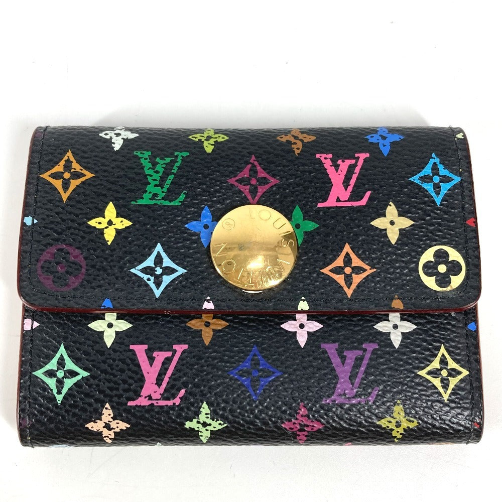 LOUIS VUITTON Coin case M60007 Monogram multicolor canvas black Monogram multicolor Portomonet Cozy