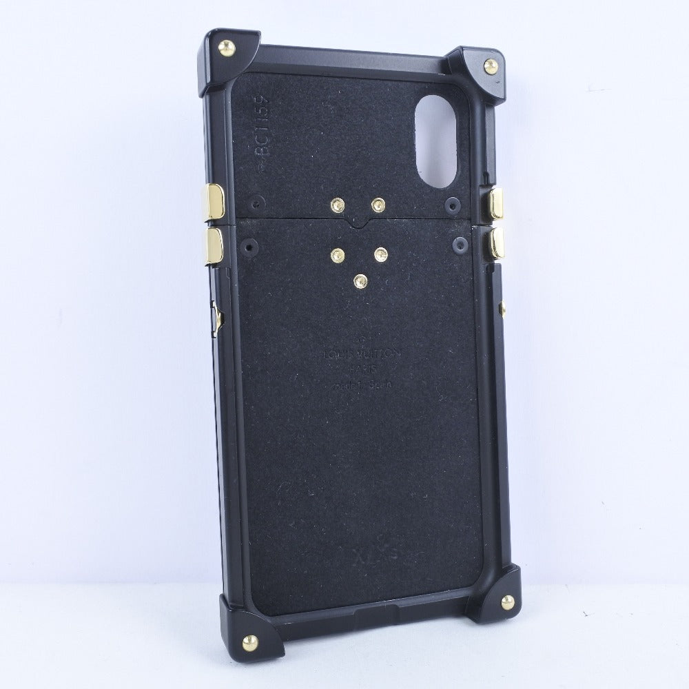 LOUIS VUITTON iPhone case M62618 Monogram canvas Brown Eye trunk iPhone case X / XS mens(Unisex) Used Authentic