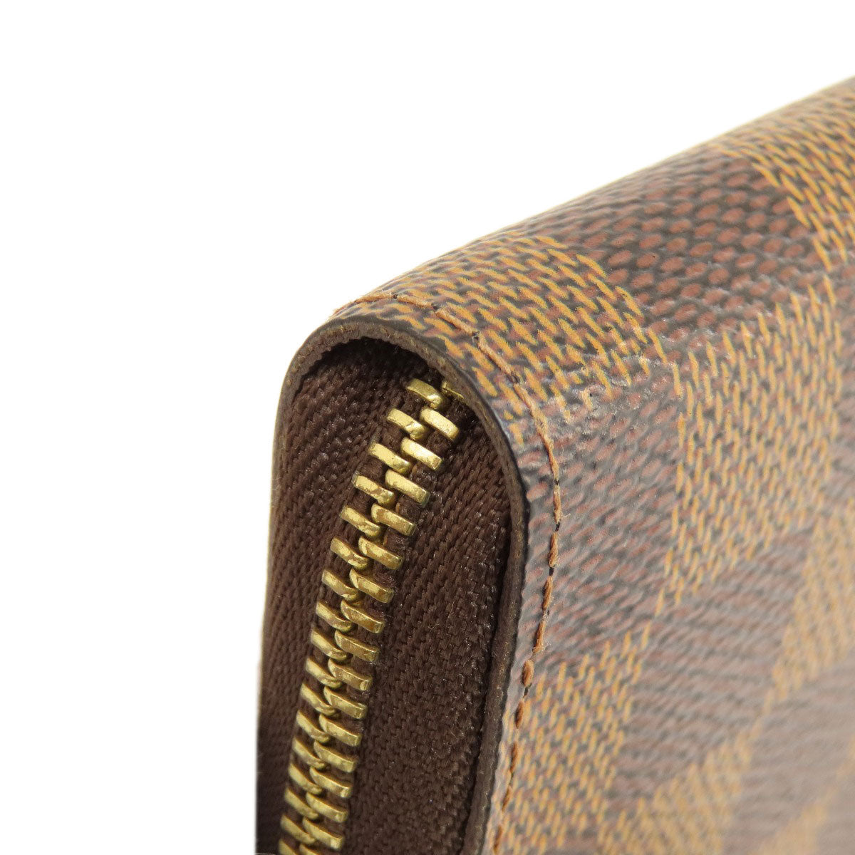 LOUIS VUITTON Coin case N63070 Damier canvas Brown Zippy Coin Purse Damier Ebene