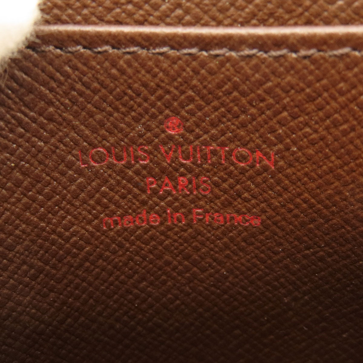 LOUIS VUITTON Coin case N63070 Damier canvas Brown Zippy Coin Purse Damier Ebene