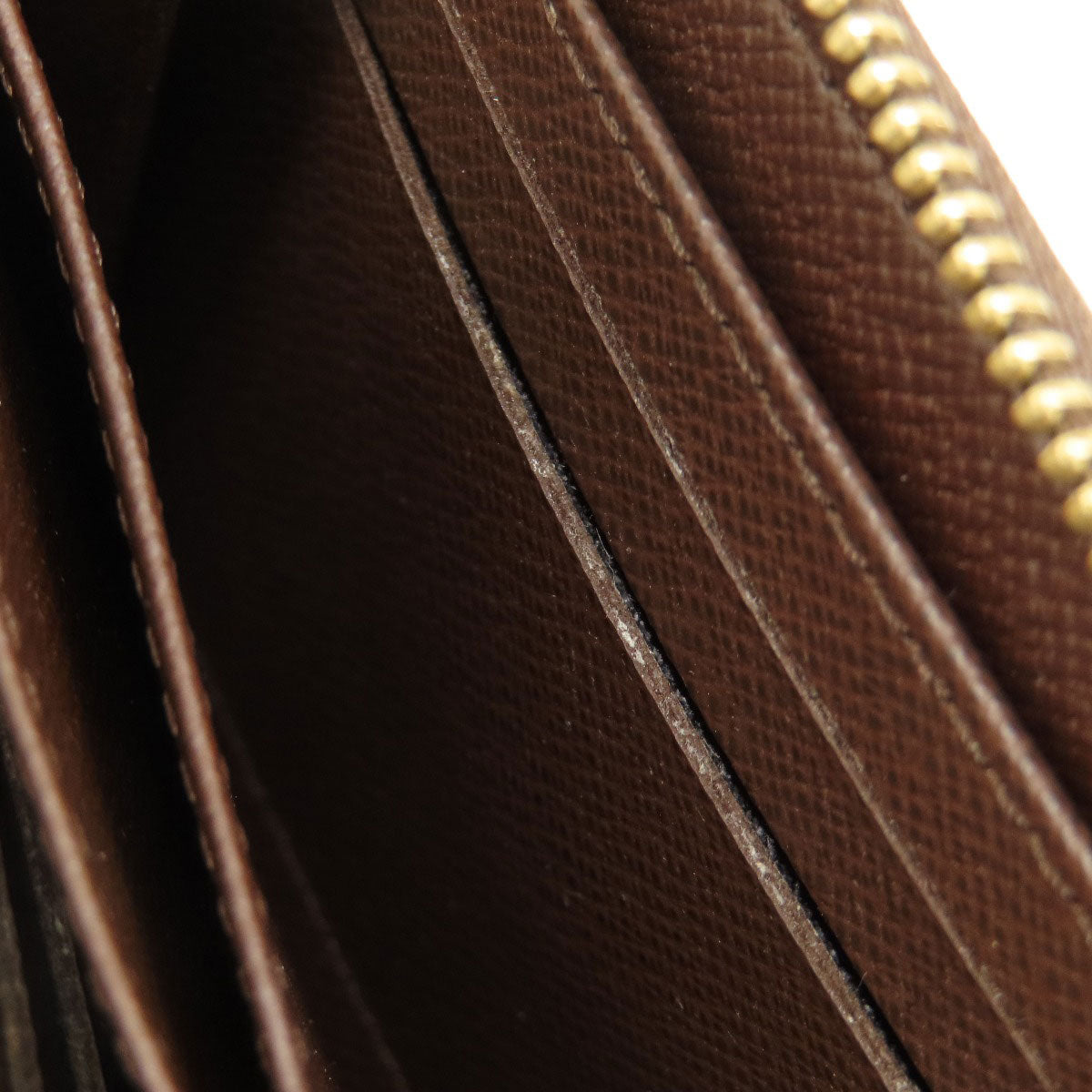 LOUIS VUITTON Coin case N63070 Damier canvas Brown Zippy Coin Purse Damier Ebene
