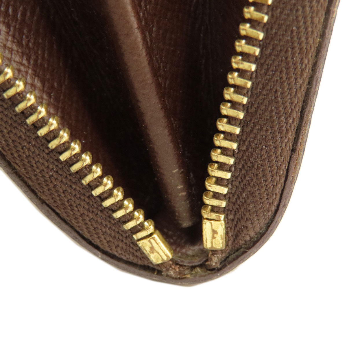 LOUIS VUITTON Coin case N63070 Damier canvas Brown Zippy Coin Purse Damier Ebene