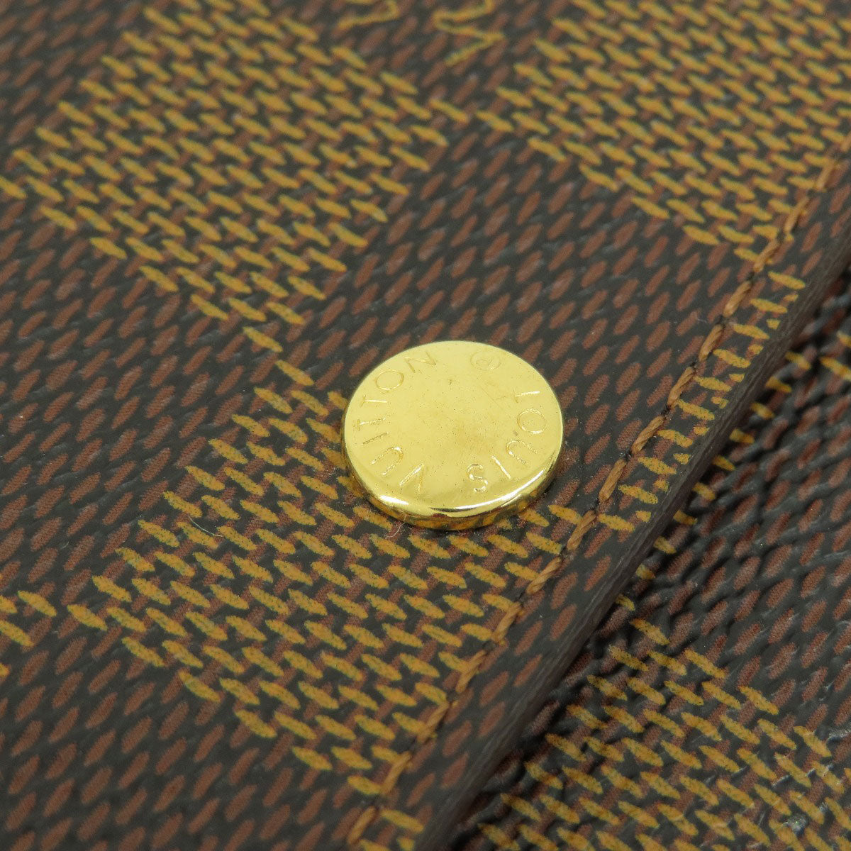 LOUIS VUITTON Key case Key holder N62630 Damier canvas Brown Multicles6 Damier Ebene