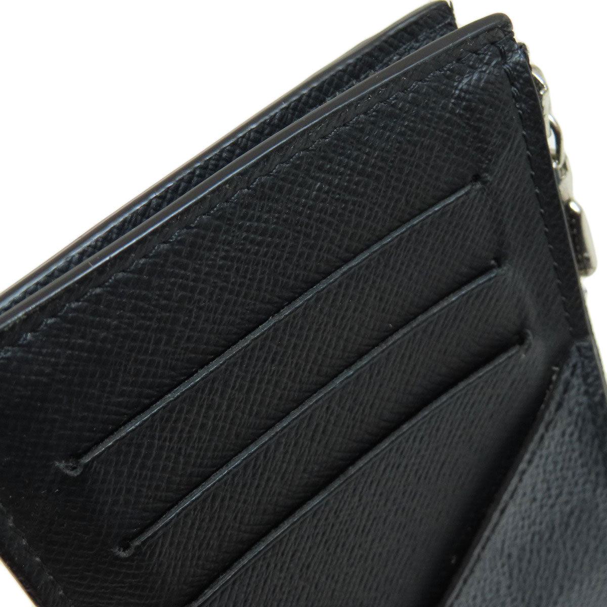 LOUIS VUITTON Coin case N64038 Damier canvas black Coin Card Holder Damier Graphite