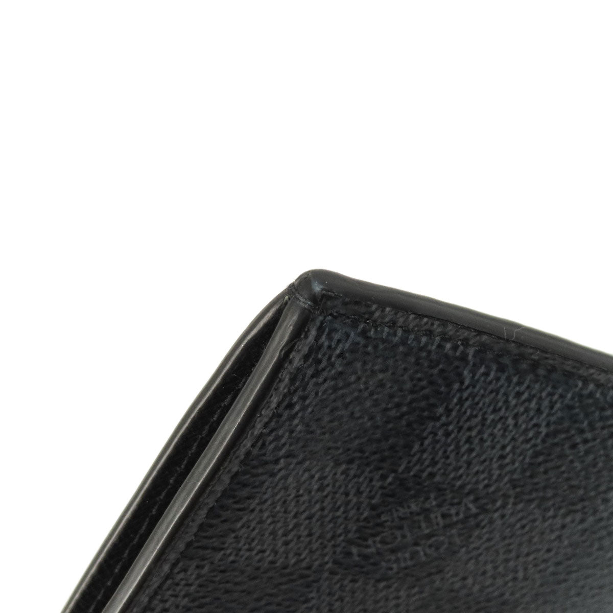 LOUIS VUITTON Coin case N64038 Damier canvas black Coin Card Holder Damier Graphite