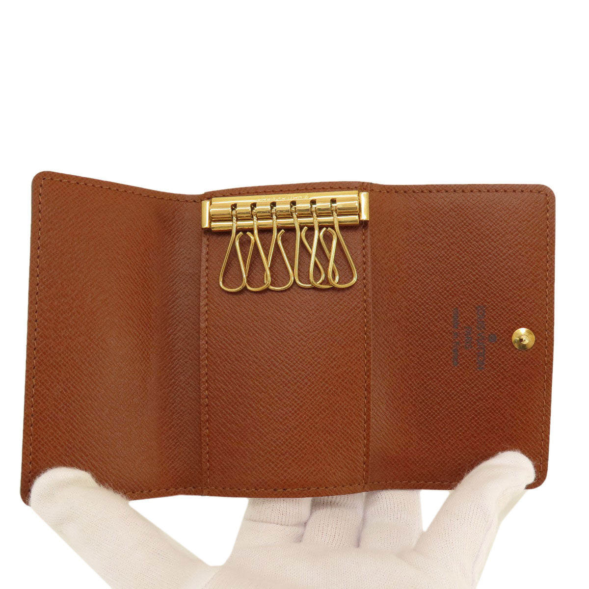 LOUIS VUITTON Key case Key holder M62630 Monogram canvas Brown Multicles6 Monogram