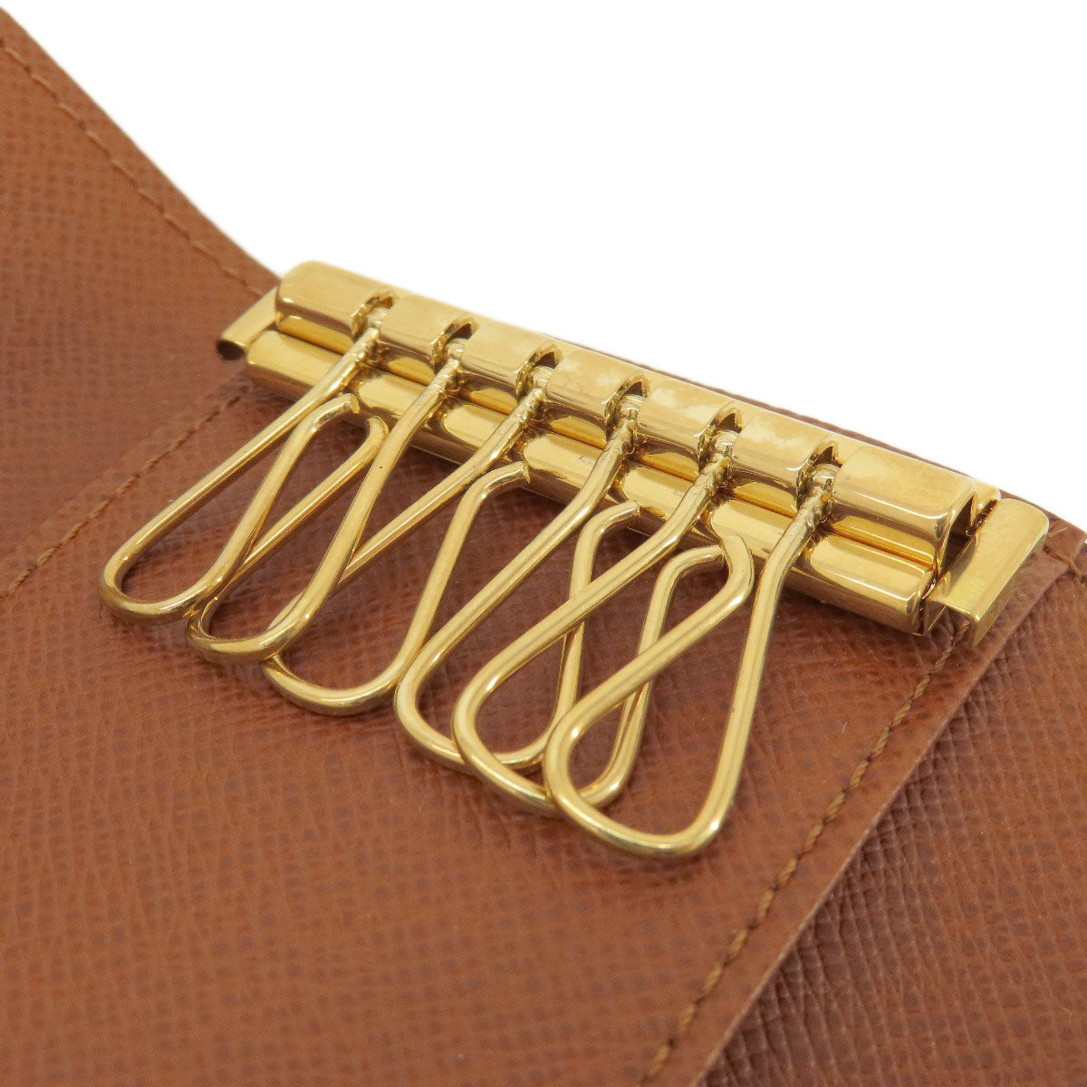 LOUIS VUITTON Key case Key holder M62630 Monogram canvas Brown Multicles6 Monogram