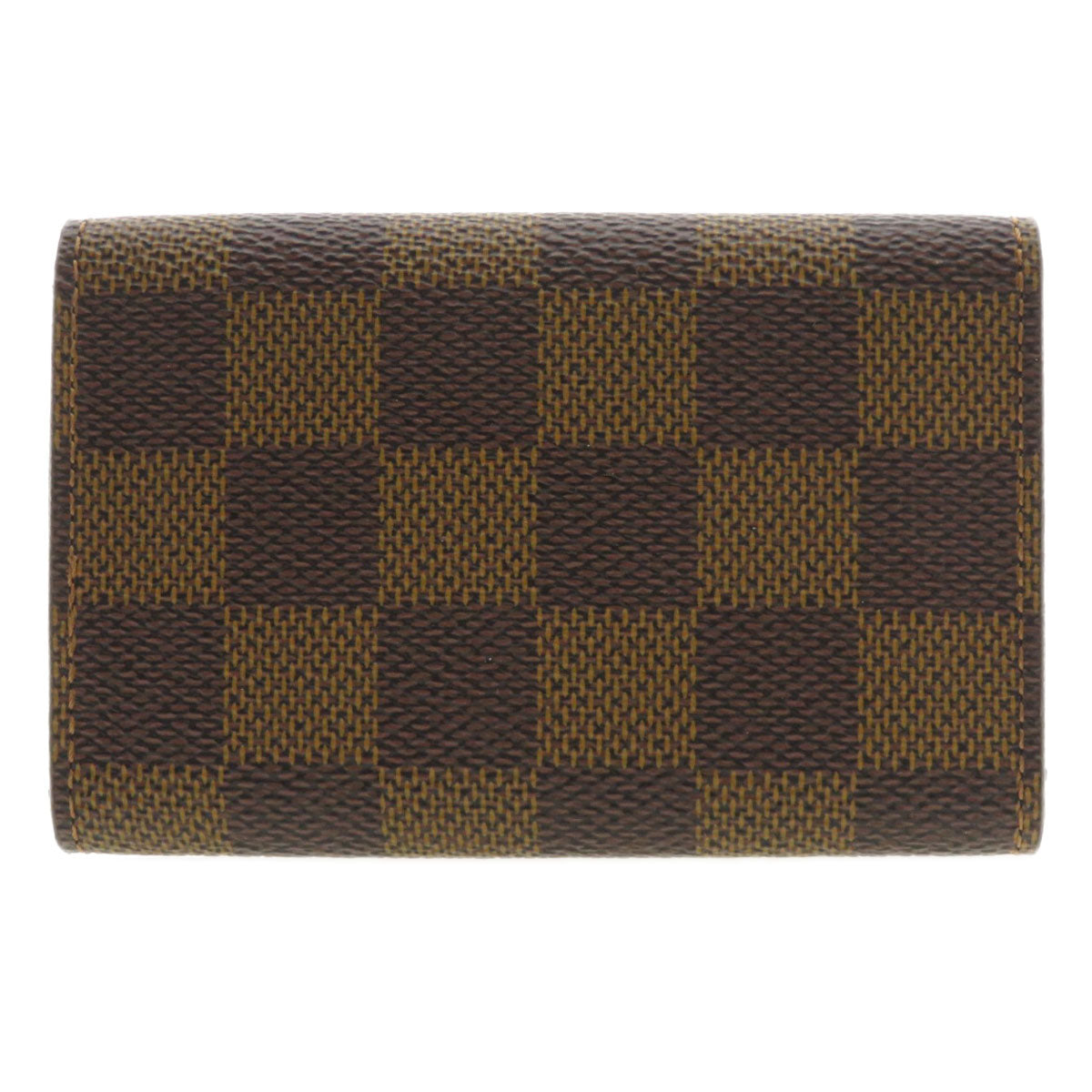 LOUIS VUITTON Key case Key holder N62630 Damier canvas Brown Multicles6 Damier Ebene Women Used Authentic