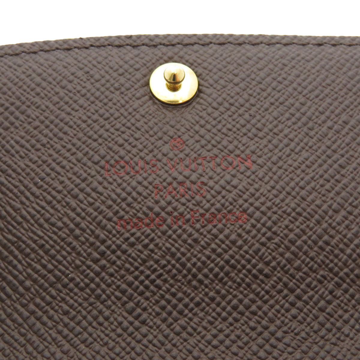 LOUIS VUITTON Key case Key holder N62630 Damier canvas Brown Multicles6 Damier Ebene Women Used Authentic