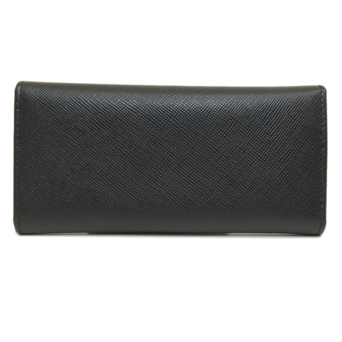 PRADA Key case Key holder 2M0223 leather black Logo engraving
