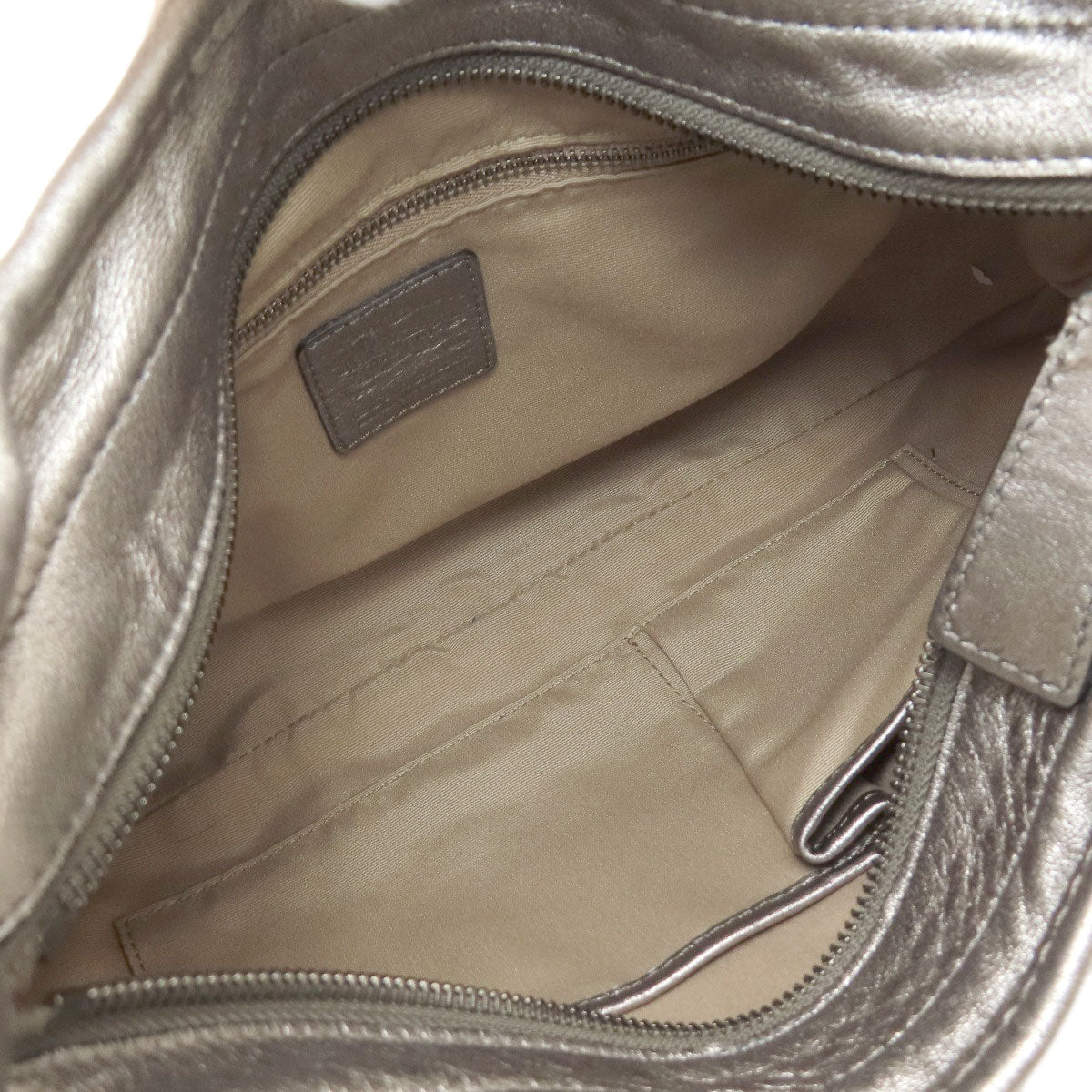 BURBERRY Handbag PVC beige Nova Check Flower Embossed