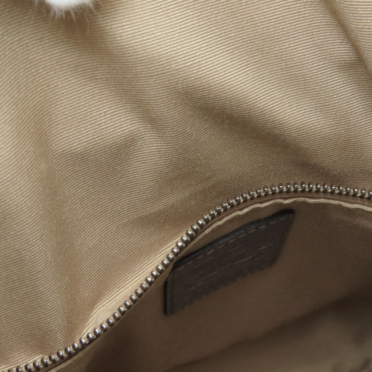 BURBERRY Handbag PVC beige Nova Check Flower Embossed