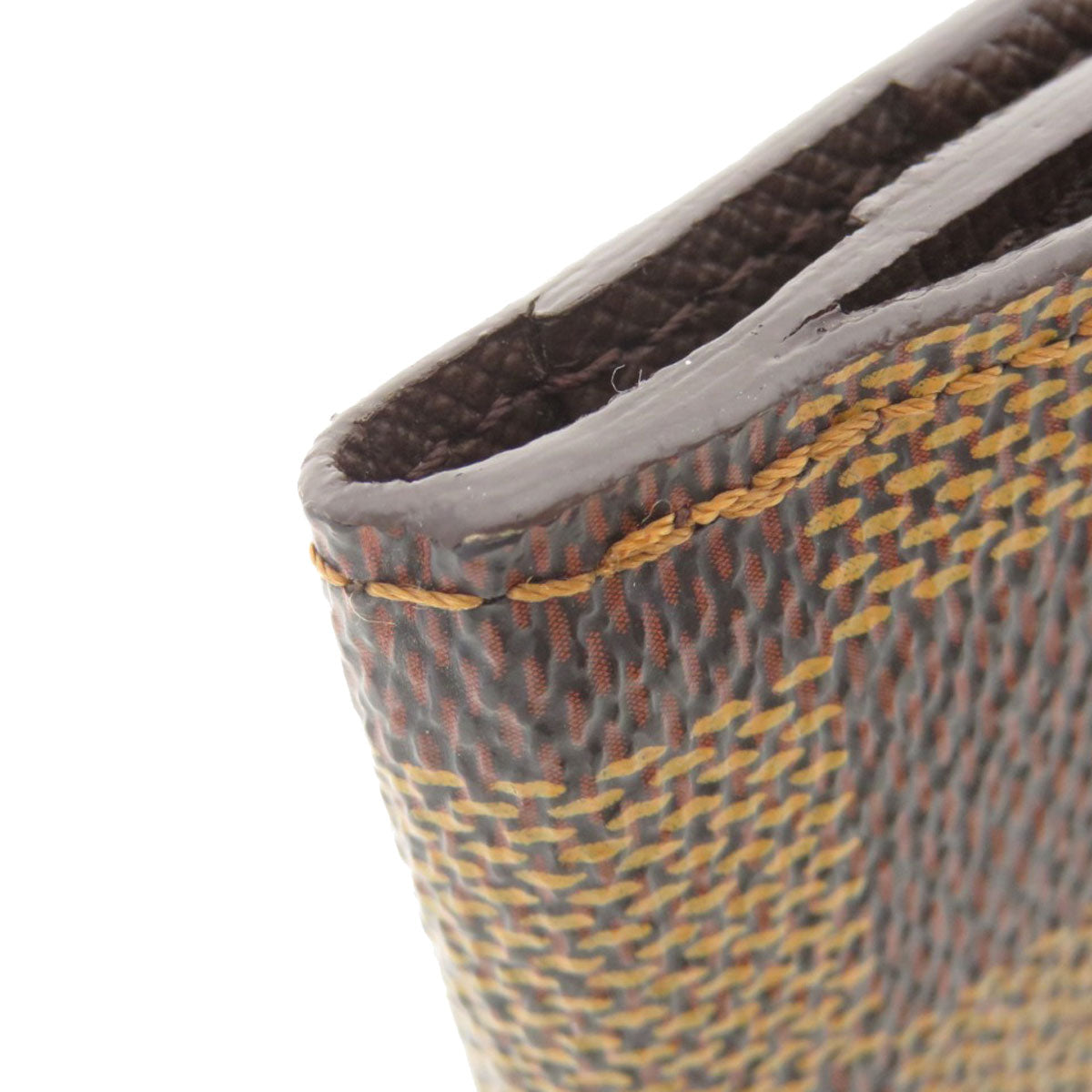 LOUIS VUITTON Coin case N62925 Damier canvas Brown Ludlow Damier Ebene