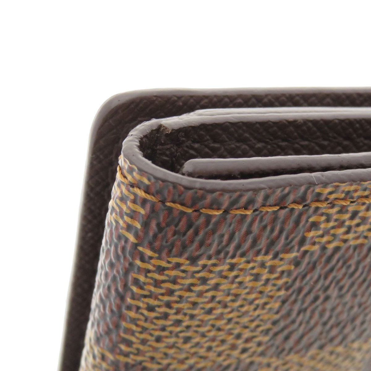 LOUIS VUITTON Coin case N62925 Damier canvas Brown Ludlow Damier Ebene