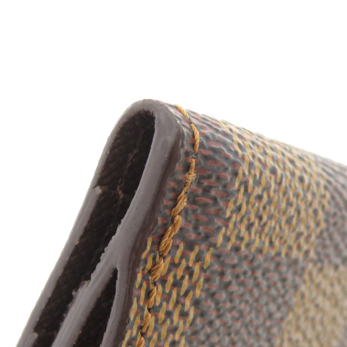 LOUIS VUITTON Coin case N62925 Damier canvas Brown Ludlow Damier Ebene