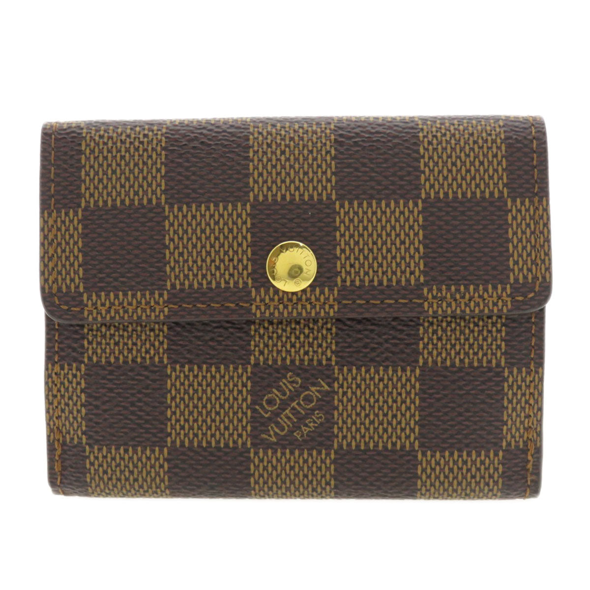 LOUIS VUITTON Coin case N62925 Damier canvas Brown Ludlow Damier Ebene