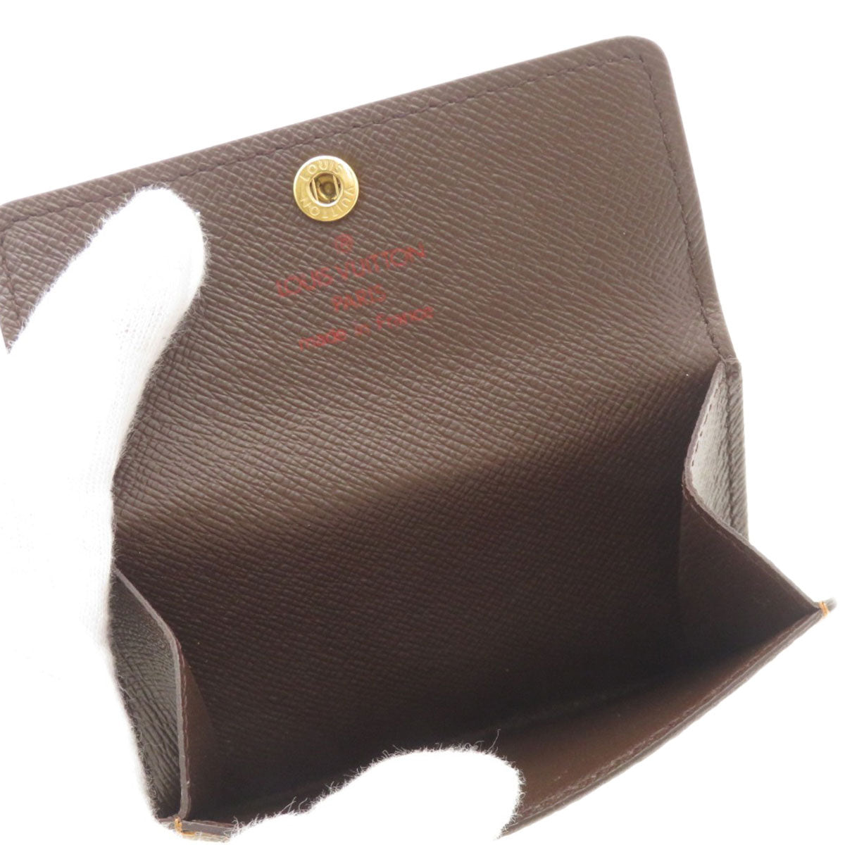 LOUIS VUITTON Coin case N62925 Damier canvas Brown Ludlow Damier Ebene
