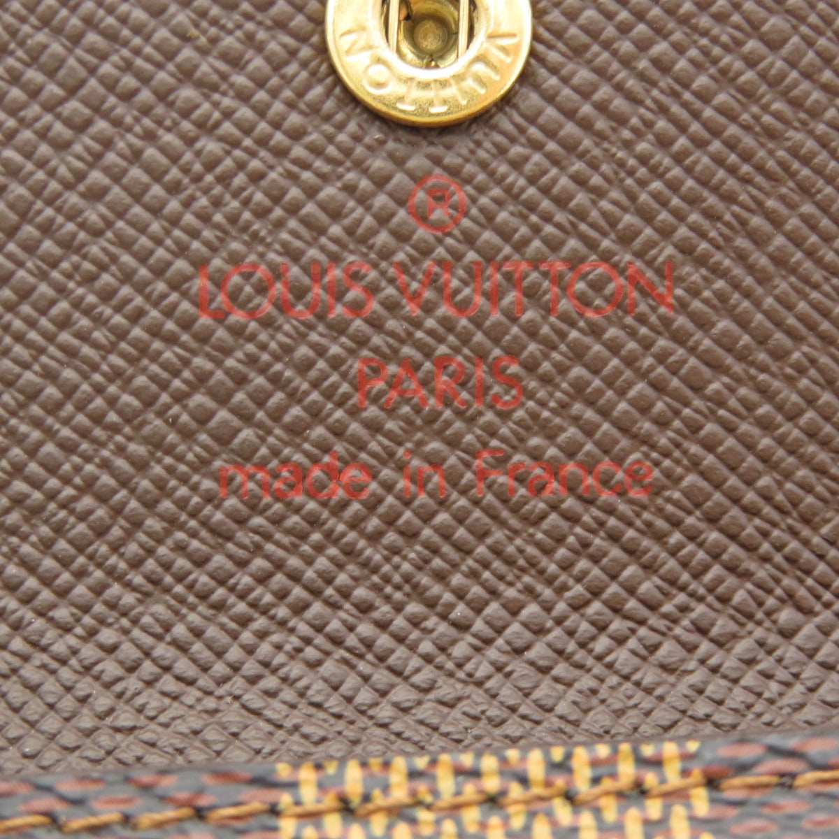 LOUIS VUITTON Coin case N62925 Damier canvas Brown Ludlow Damier Ebene