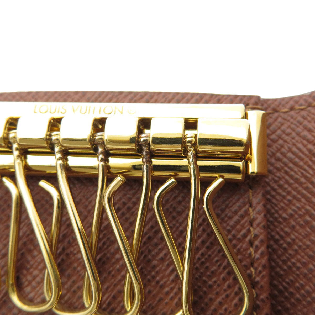 LOUIS VUITTON Key case Key holder M62630 Monogram canvas Brown Multicles6 Monogram