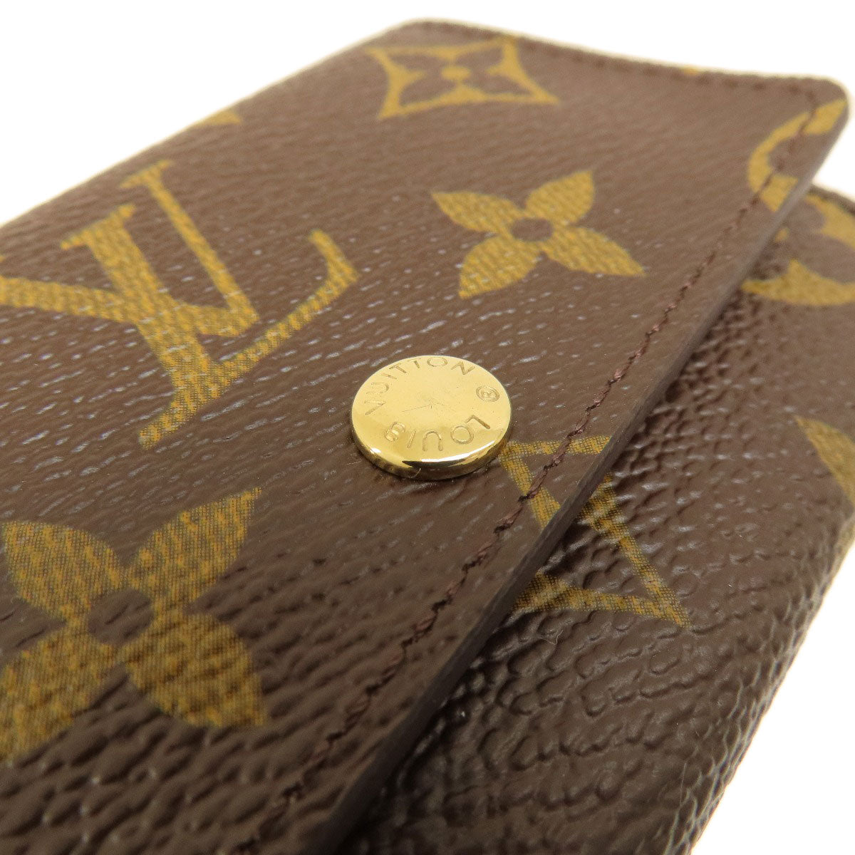 LOUIS VUITTON Key case Key holder M62630 Monogram canvas Brown Multicles6 Monogram