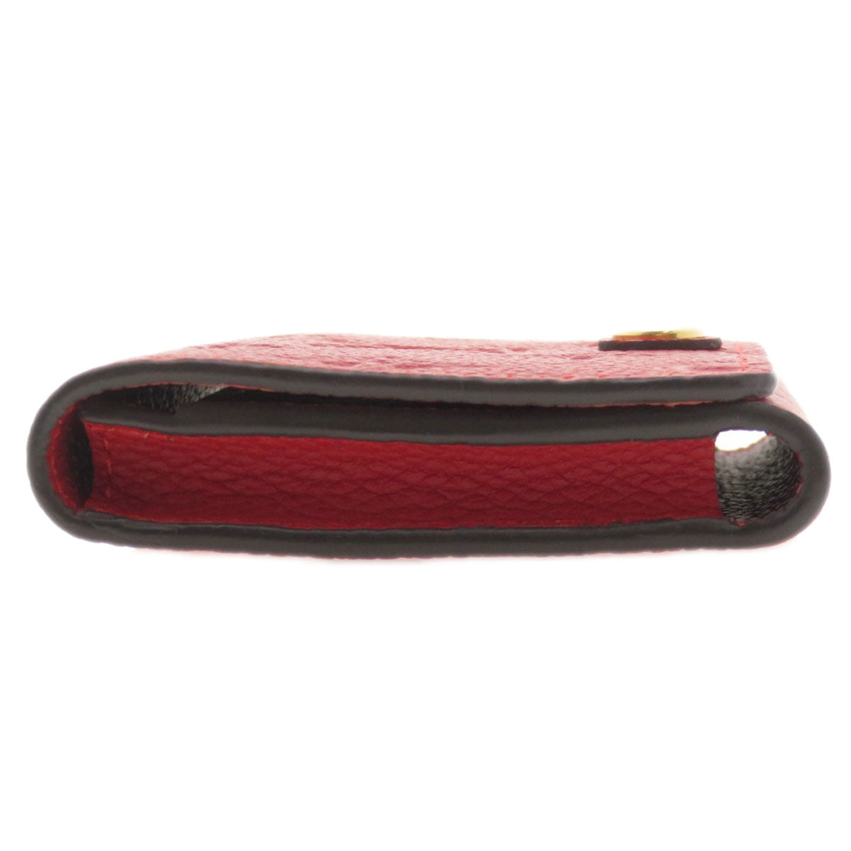 LOUIS VUITTON Card Case M58457 Ann Platt Red Envelope Carte de Visite Empreinte Women Used Authentic