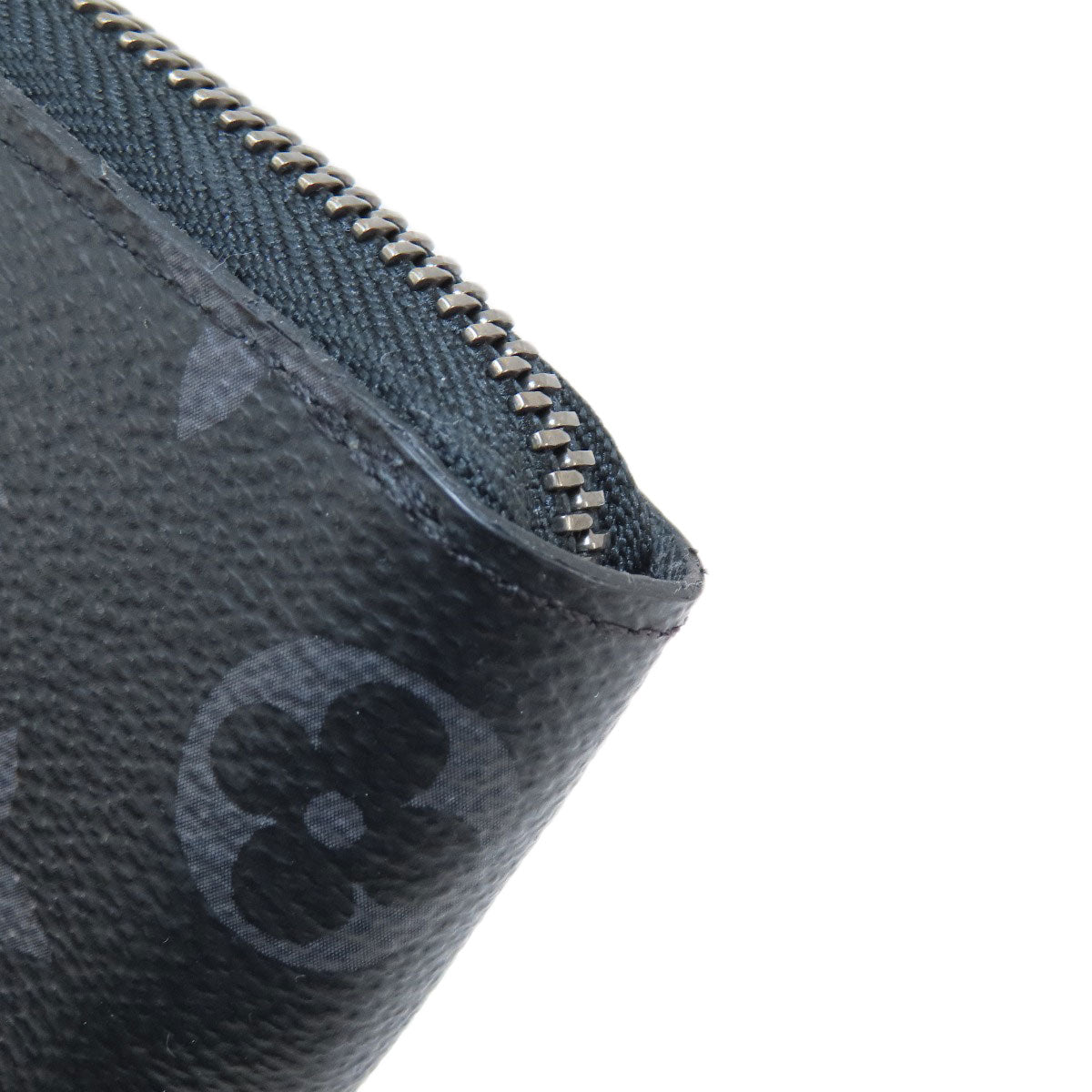 LOUIS VUITTON Long Wallet Purse M62295 Monogram Eclipse black Zippy wallet ã» Vertical