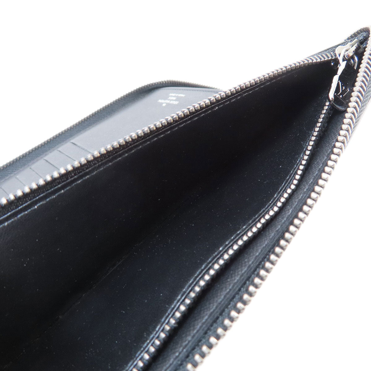 LOUIS VUITTON Long Wallet Purse M62295 Monogram Eclipse black Zippy wallet ã» Vertical