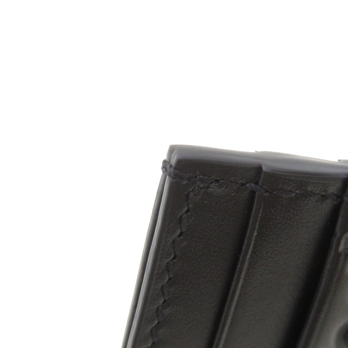 GUCCI Card Case 233166 Calfskin black GG Shima