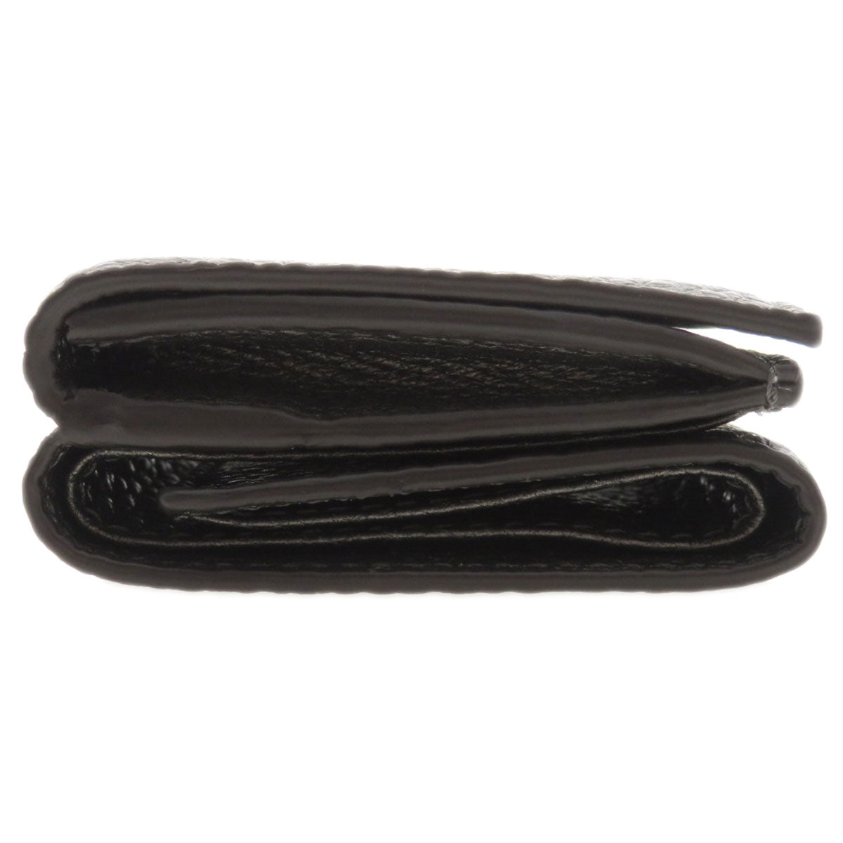 FENDI Bifold Wallet 7M0280 Calfskin gray Mini wallet tri-fold baguette