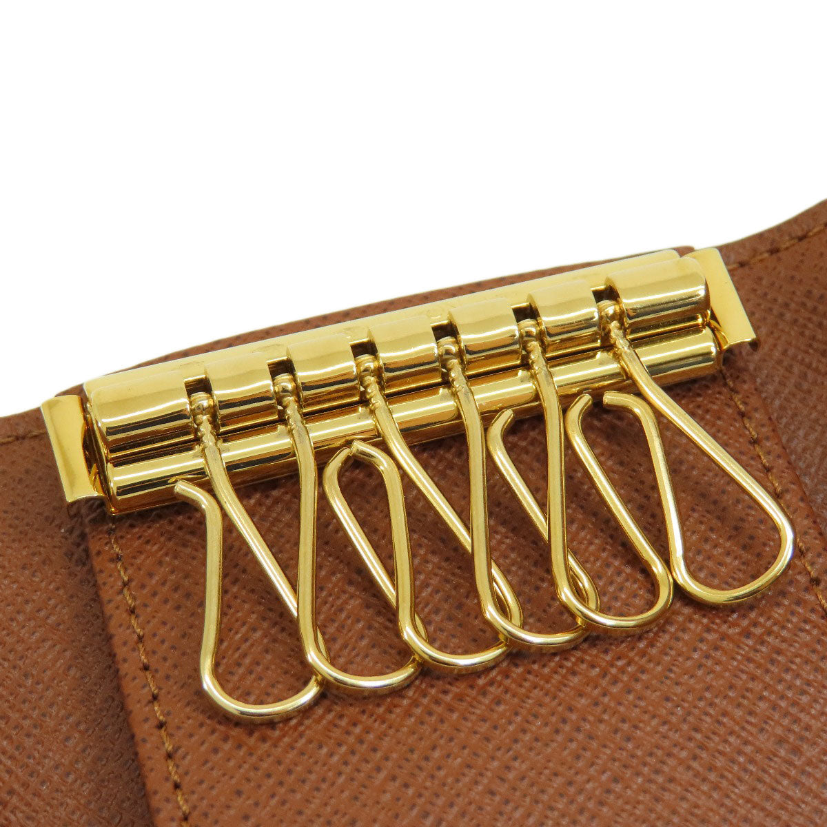 LOUIS VUITTON Key case Key holder M62630 Monogram canvas Brown Multicles6 Monogram