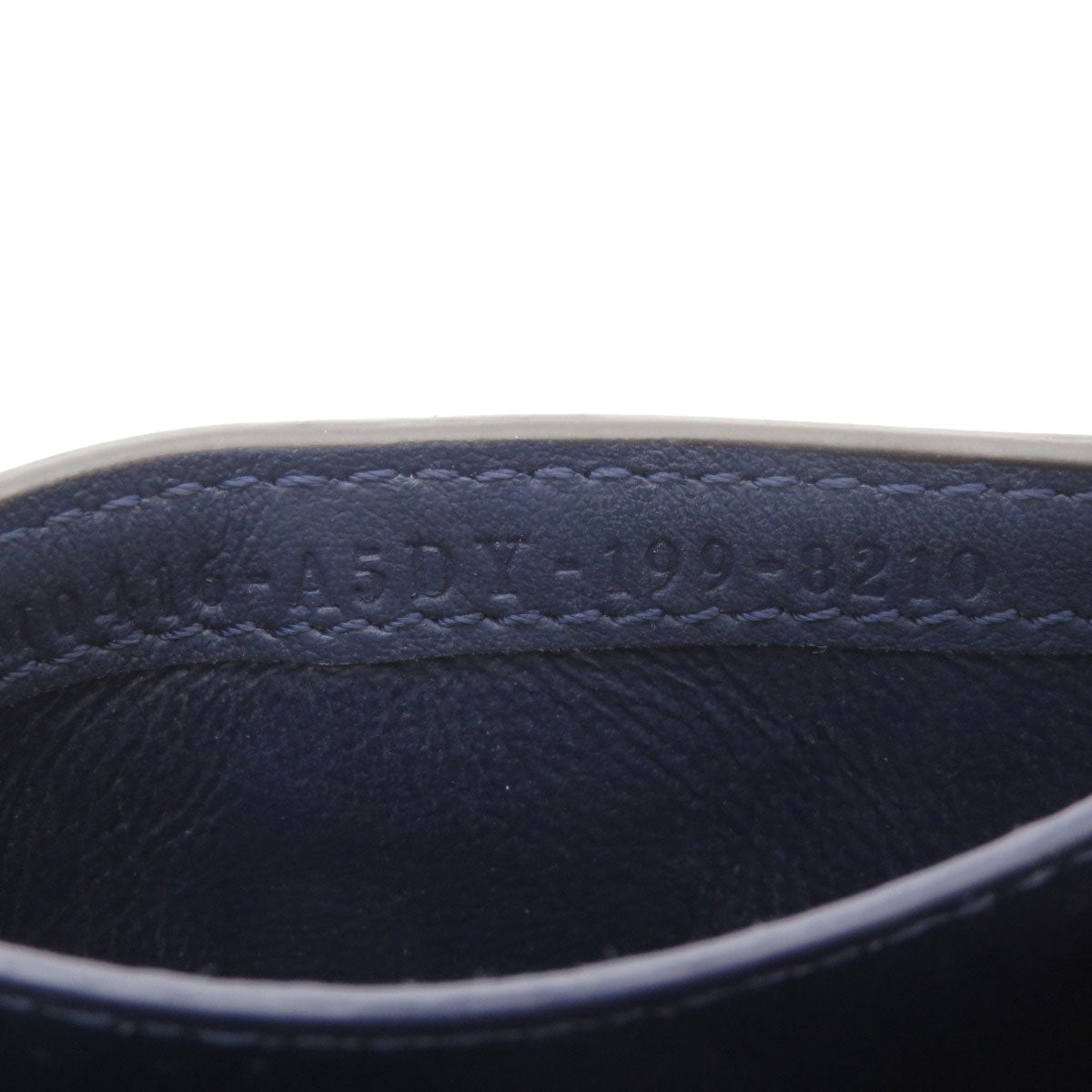 FENDI Card Case Calfskin Brown Peekaboo