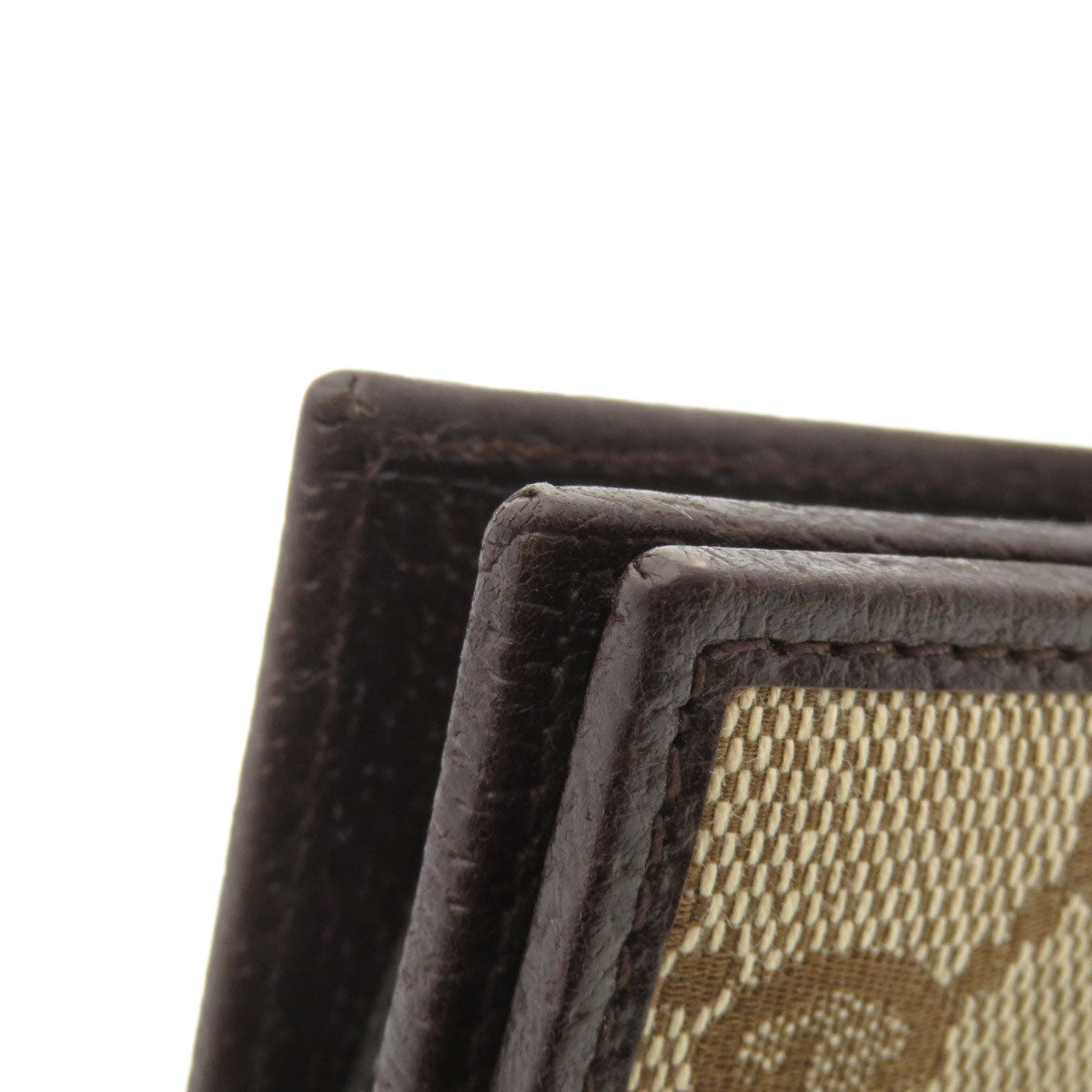GUCCI Bifold Wallet 146568 canvas Brown GG