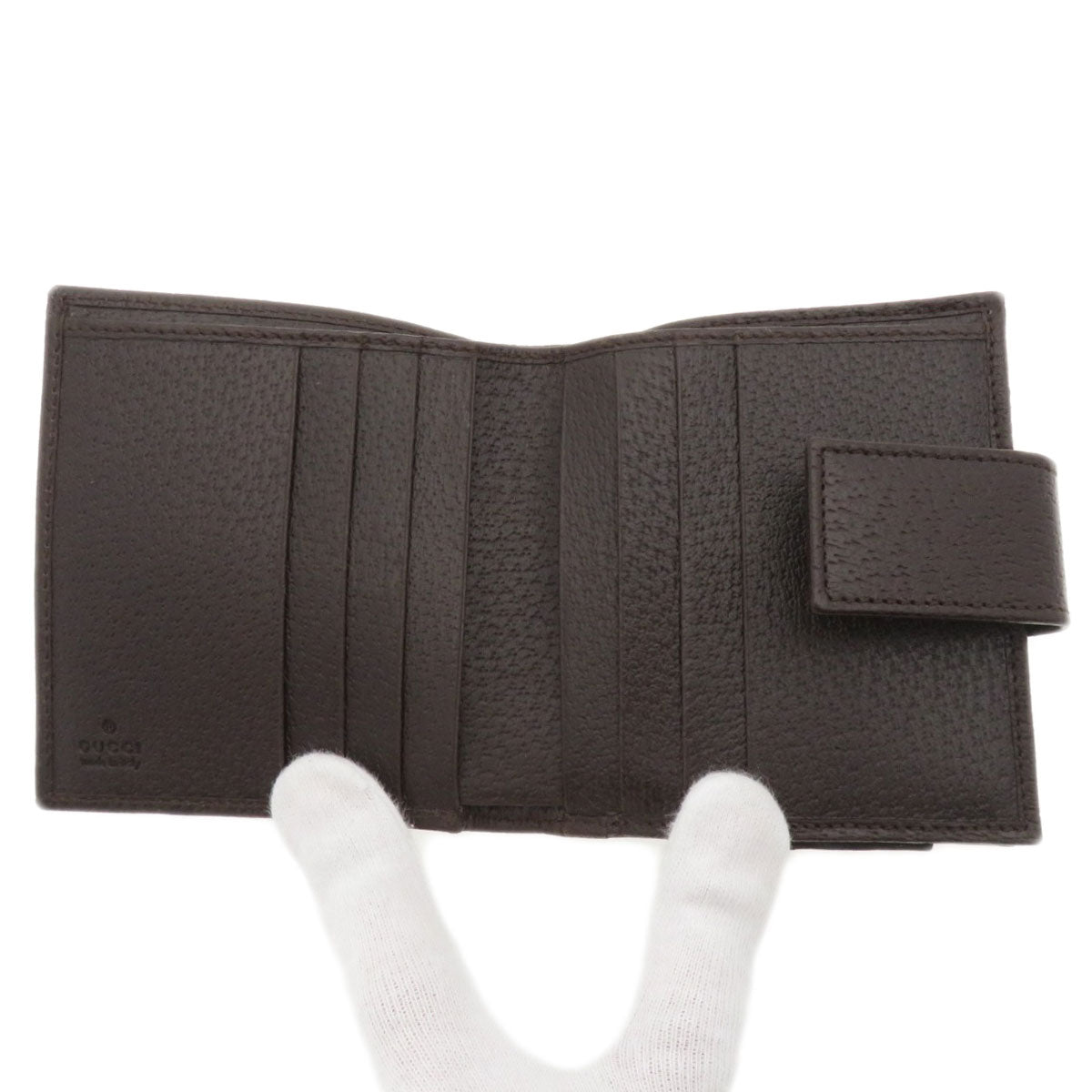 GUCCI Bifold Wallet 146568 canvas Brown GG