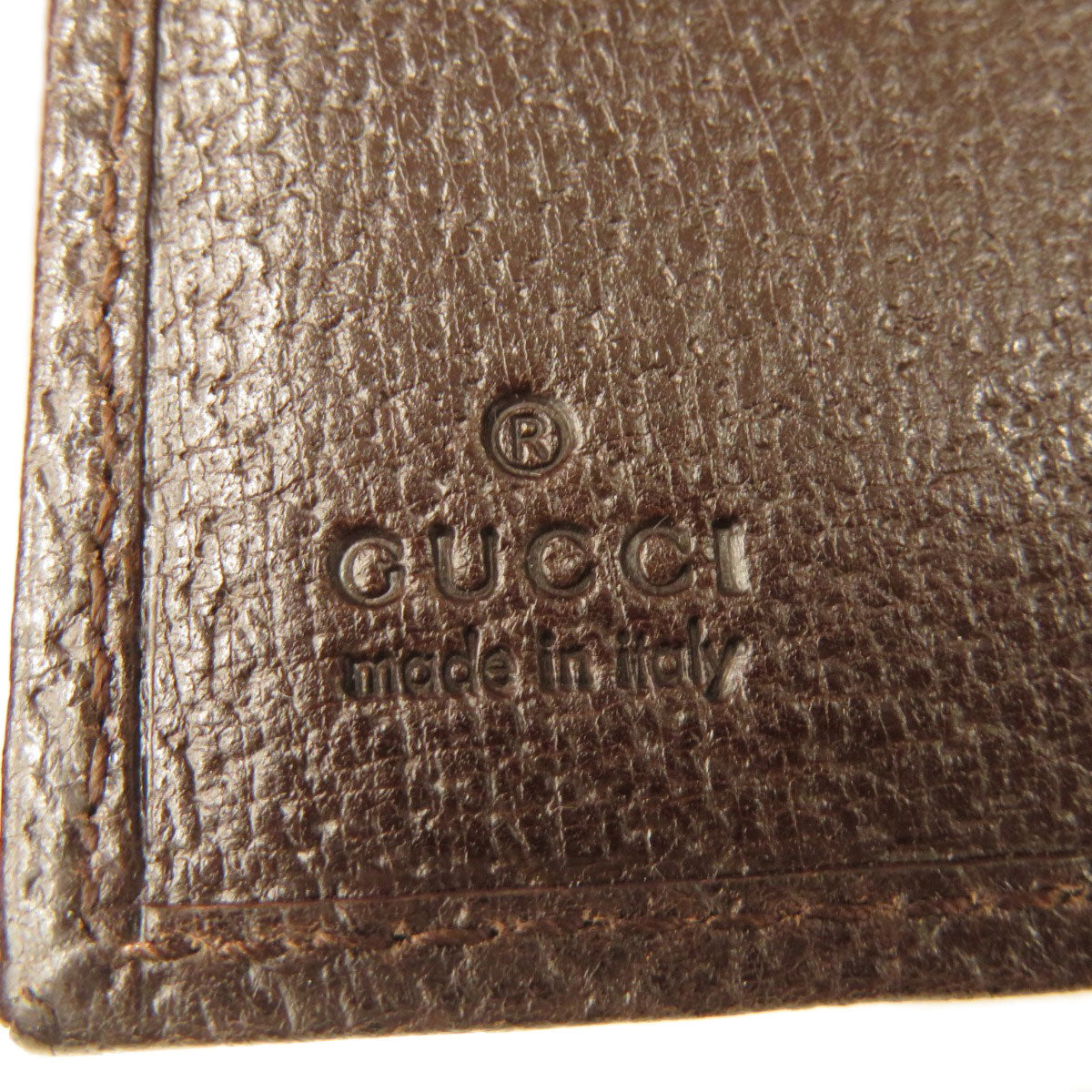GUCCI Bifold Wallet 146568 canvas Brown GG