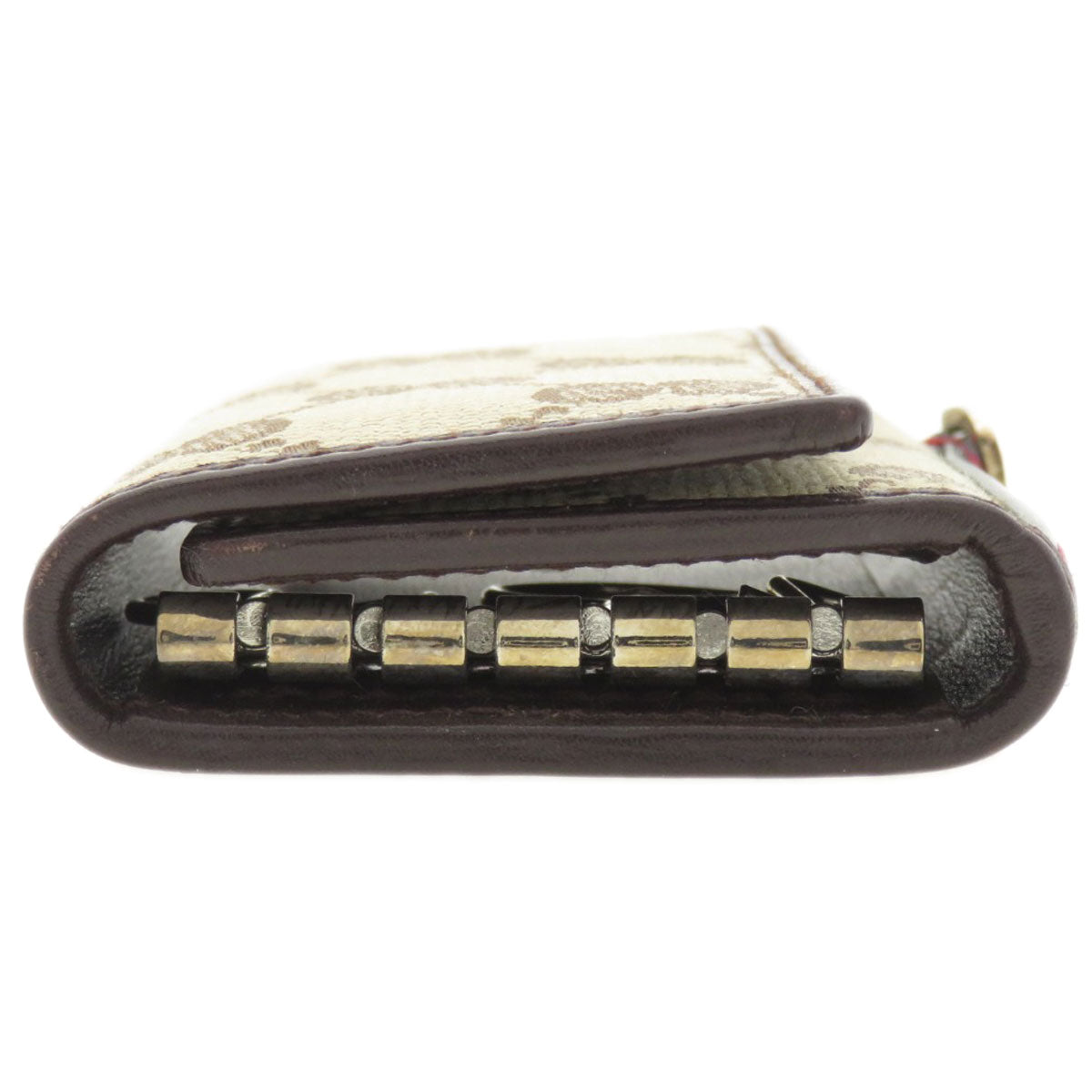GUCCI Key case Key holder 131928 canvas Brown GG