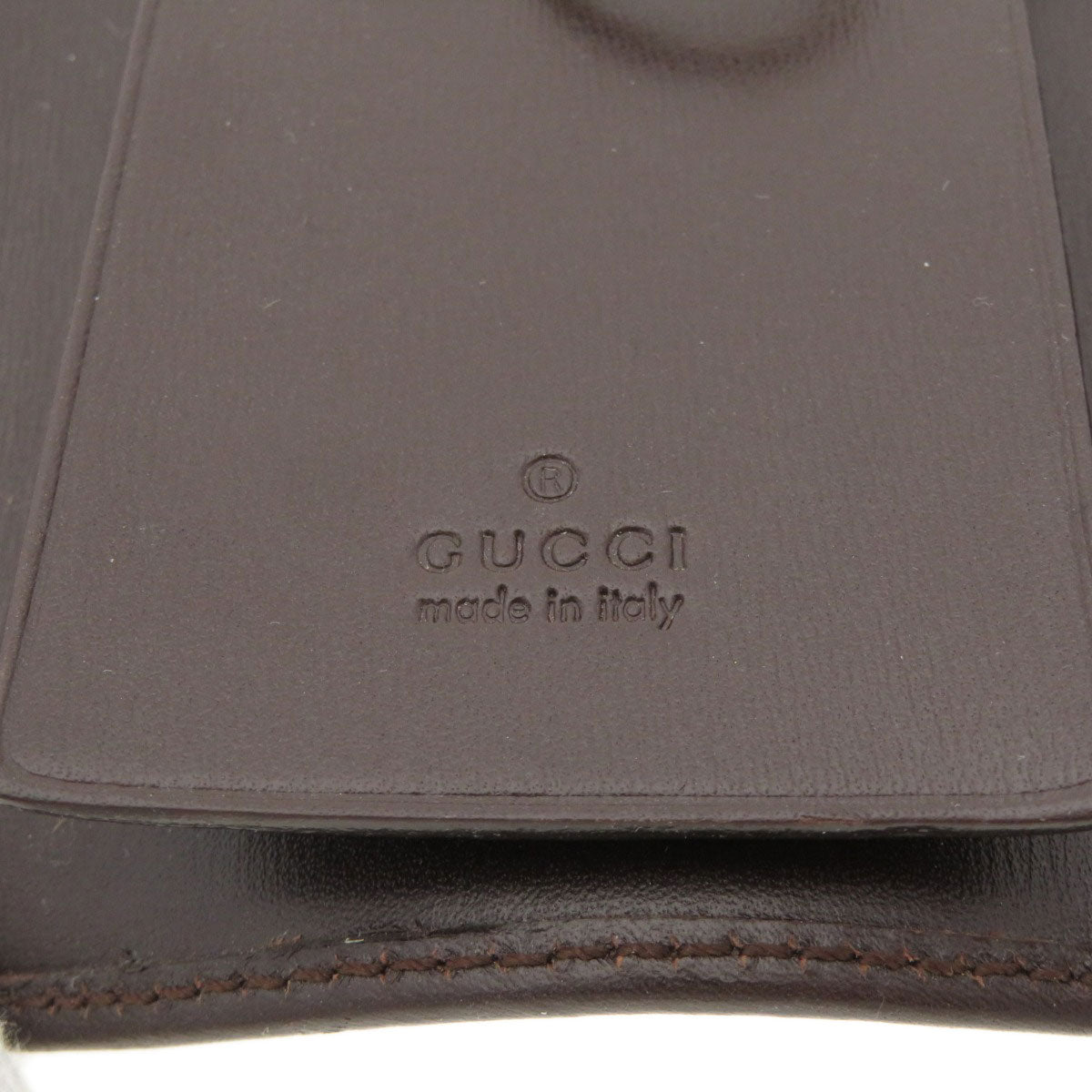 GUCCI Key case Key holder 131928 canvas Brown GG
