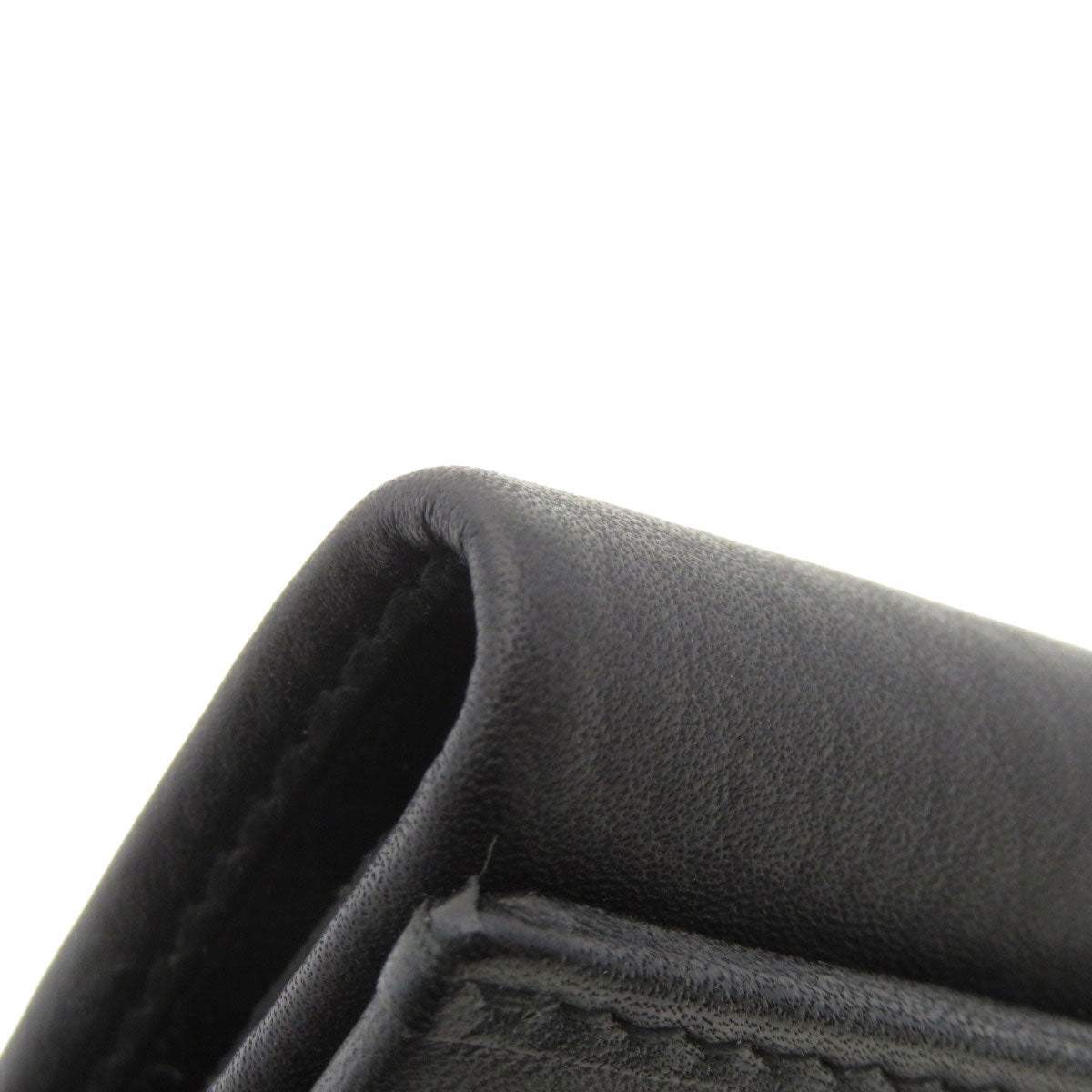 GUCCI Key case Key holder 92749 Calfskin black Logo motif