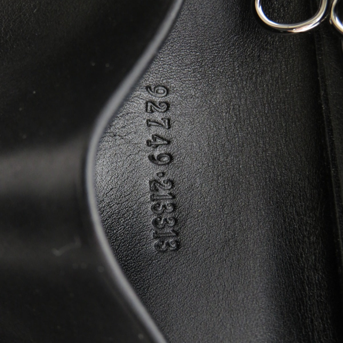 GUCCI Key case Key holder 92749 Calfskin black Logo motif