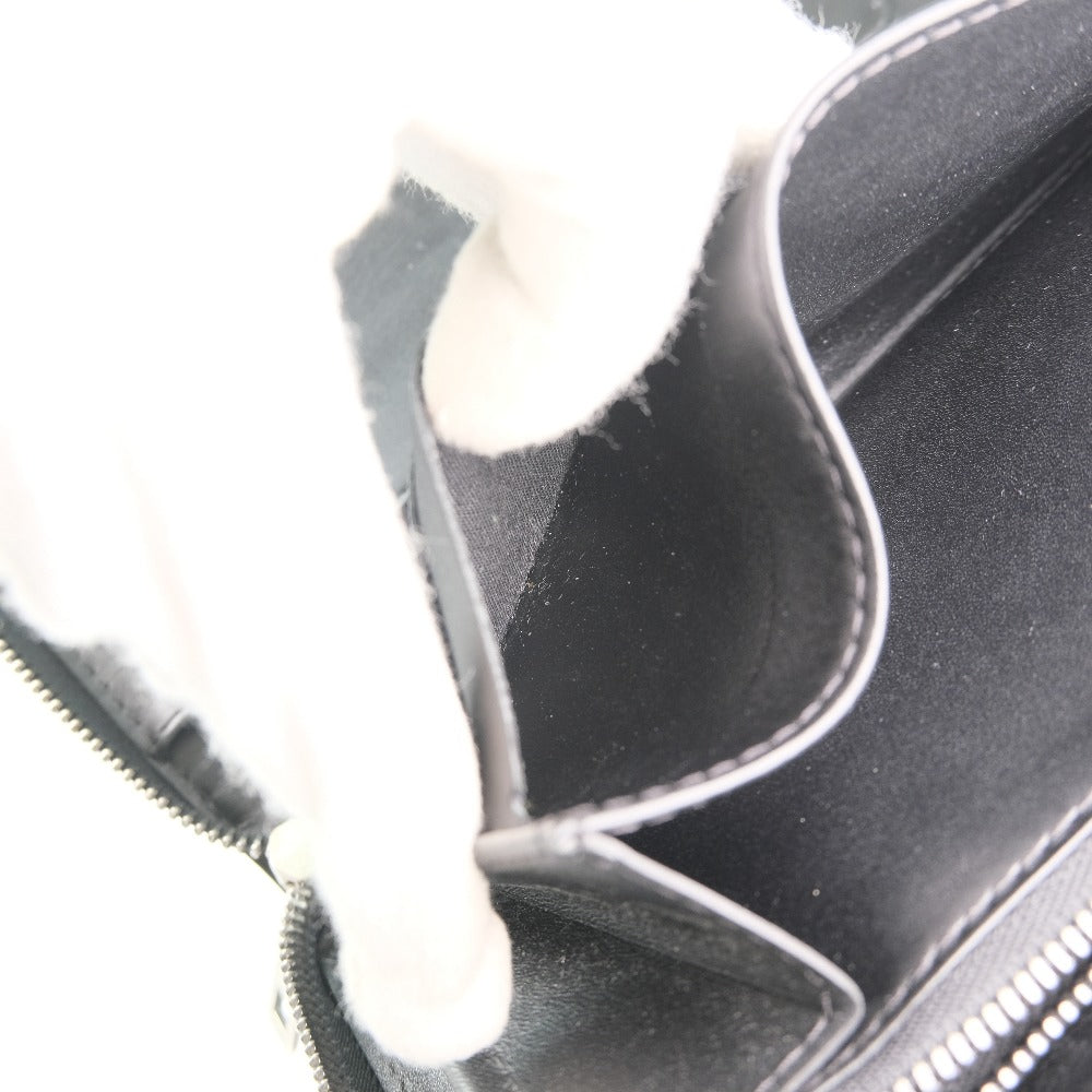 LOUIS VUITTON Long Wallet Purse M97026 Calfskin black Utah Zippy Organizer