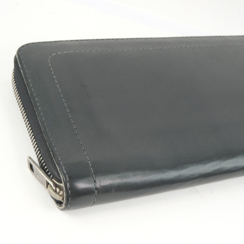 LOUIS VUITTON Long Wallet Purse M97026 Calfskin black Utah Zippy Organizer