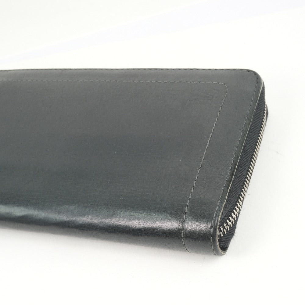 LOUIS VUITTON Long Wallet Purse M97026 Calfskin black Utah Zippy Organizer