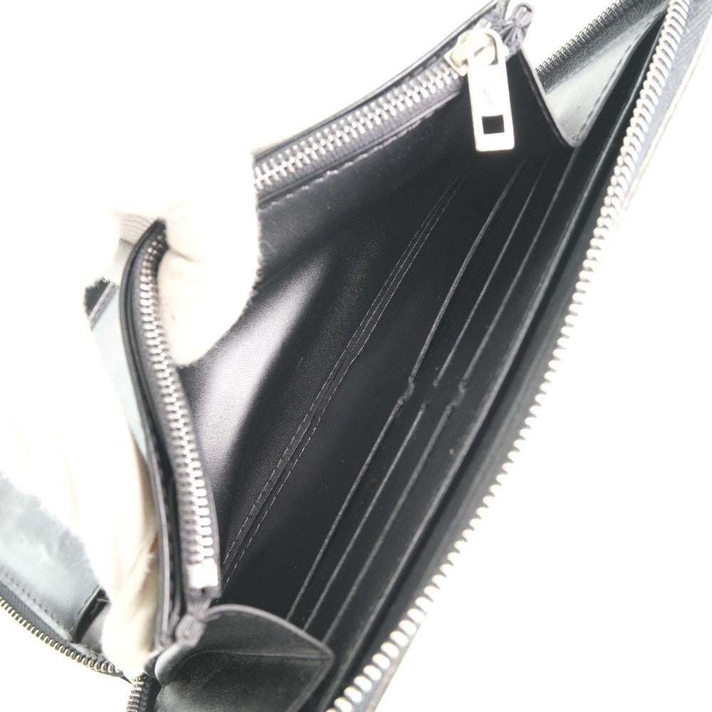 LOUIS VUITTON Long Wallet Purse M97026 Calfskin black Utah Zippy Organizer