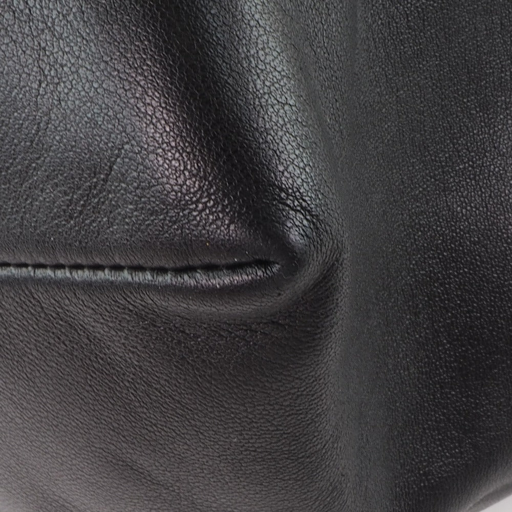 LOEWE Handbag lambskin black Women Used Authentic