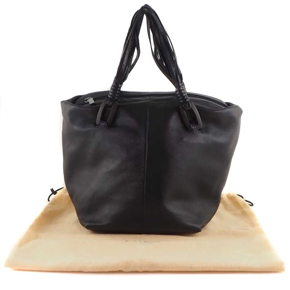 LOEWE Handbag lambskin black Women Used Authentic