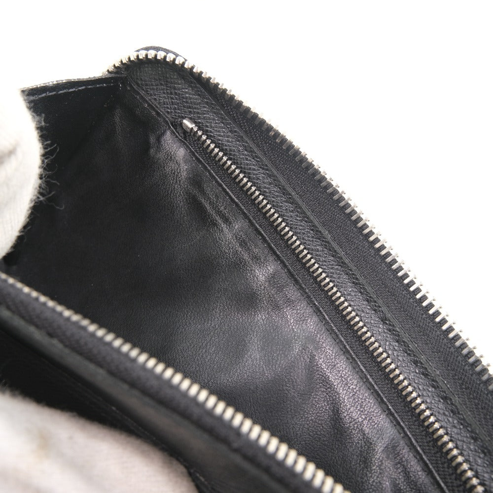 LOUIS VUITTON Long Wallet Purse M32822 Taiga black Zippy Wallet Vertical